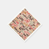 Liebe Serviette (Ecke)