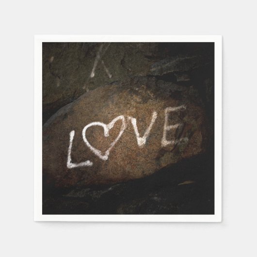 LIEBE SERVIETTE (Vorderseite)