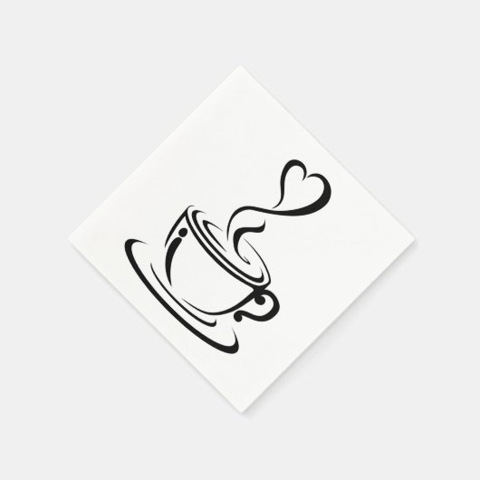 Liebe Serviette (Ecke)