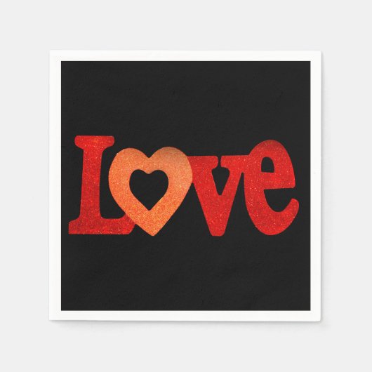 Liebe Serviette (Vorderseite)
