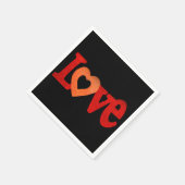 Liebe Serviette (Ecke)