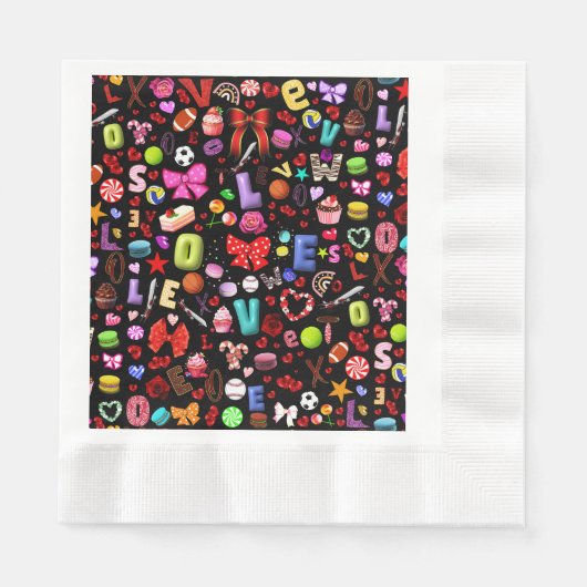 Liebe Serviette (Vorderseite)