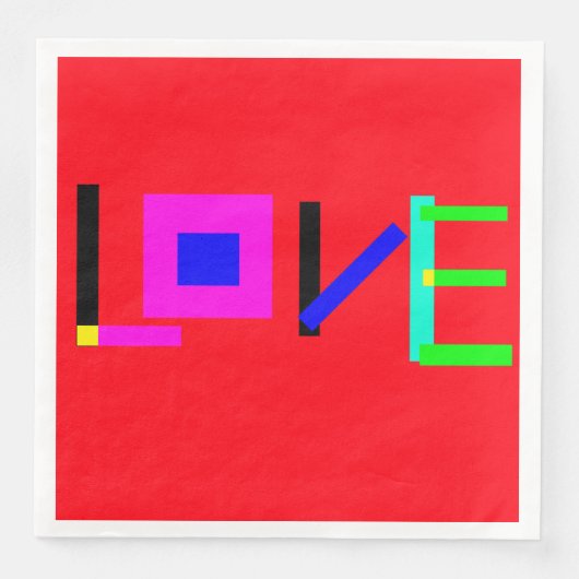 Liebe Serviette (Vorderseite)