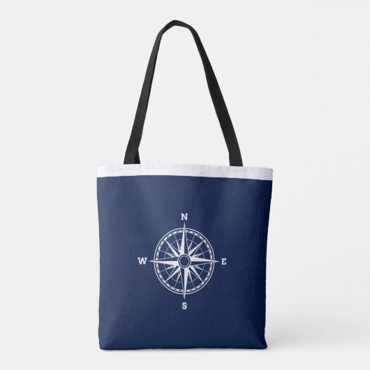 Liebe Set Sail Nautical Wedding Party Tasche (Rückseite)