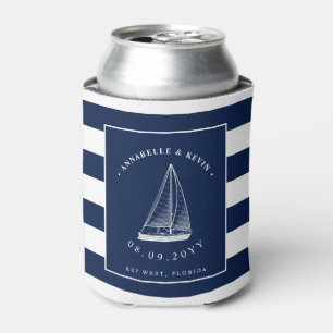 Liebe Set Segel Nautical Wedding Dosenkühler