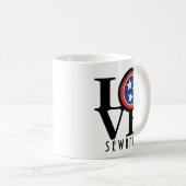 LIEBE Sewanee Tennessee 11oz Kaffeetasse (VorderseiteRechts)