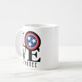 LIEBE Sewanee Tennessee 11oz Kaffeetasse (Vorderseite Links)