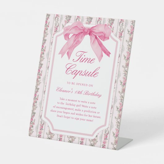 Liebe Shack Extravagant 1 Geburtstag Kapseluntersc Sockelschild (Vorderseite)