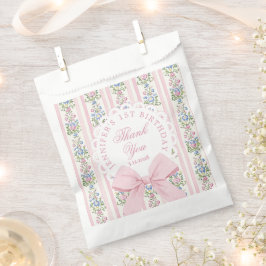 Liebe Shack Extravagant eine florale Coquette Bow  Geschenktütchen