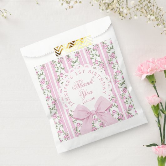 Liebe Shack Extravagant eine florale Coquette Bow Geschenktütchen (Versiegelt)