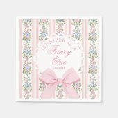 Liebe Shack Extravagant One Coquette Bow 1. Geburt Serviette (Vorderseite)