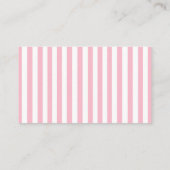 Liebe Shack Pink Babydusche Windeln Raffel Tickets Begleitkarte (Rückseite)