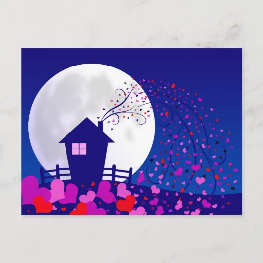 Liebe-Shack-Postkarte Postkarte (Vorderseite)