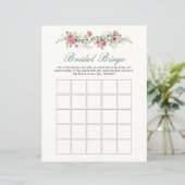 Liebe Shack Verlobte Blume Bridal Bingo Game (Stehend Vorderseite)
