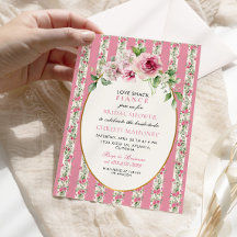 Liebe Shack Verlobte Blush Pink Garden Brautparty