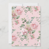 Liebe Shack Verlobte Brautparty Einladung (Rückseite)