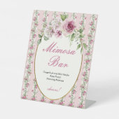 Liebe Shack Verlobte Brautparty Mimosa Bar Sockelschild (Vorderseite)