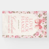 Liebe Shack Verlobte Brautparty Willkommen Banner (Horizontal)