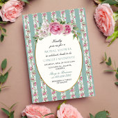 Liebe Shack Verlobte Floral Brautparty Einladung