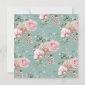 Liebe Shack Verlobte Floral Party Brautparty Einladung (Rückseite)