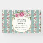 Liebe Shack Verlobte Garden Party Banner (Horizontal)