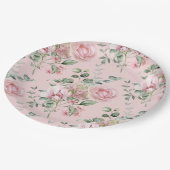 Liebe Shack Verlobte Garden Party Brautparty Pappteller (Schrägansicht)