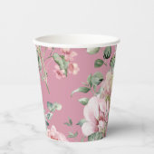 Liebe Shack Verlobte Garden Tea Party Brautparty Pappbecher (Vorderseite)