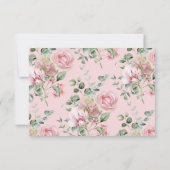 Liebe Shack Verlobte Pink Brautparty Dankeskarte (Rückseite)