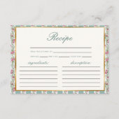 Liebe Shack Verlobte Rezept Brautparty Begleitkarte (Vorderseite)
