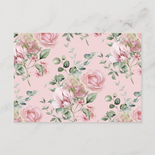 Liebe Shack Verlobte Rezept Brautparty Begleitkarte (Rückseite)