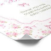 Liebe Shack Vintage Blumenbücher für Baby Poster (Ecke)