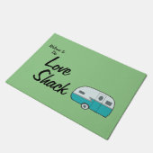 Liebe Shack Welcome Mat Fußmatte (Schrägansicht)