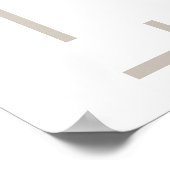 LIEBE Shadow Poster (Ecke)