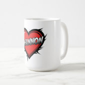 Liebe Shannon Kaffeetasse (VorderseiteRechts)