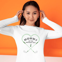 Liebe Shaped Golf Baby Shower Mommy T-Shirt