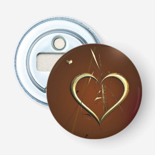 Liebe Shards von Gold Bottle Opener Flaschenöffner