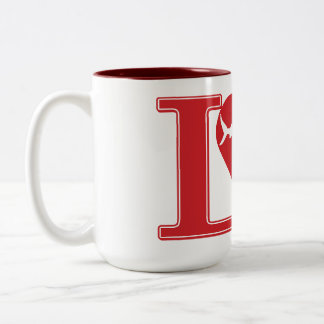 Liebe Shark Zweifarbige Tasse