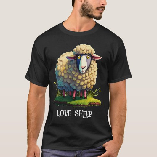 Liebe Sheep T - Shirt (Vorderseite)