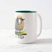 Liebe Sheep Zweifarbige Tasse (VorderseiteRechts)