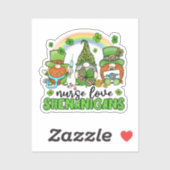 Liebe Shenanigans St. Patrick's Aufkleber (Blatt)