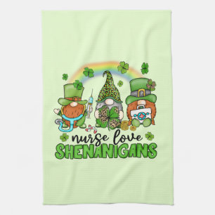 Liebe Shenanigans St. Patrick's Geschirrtuch
