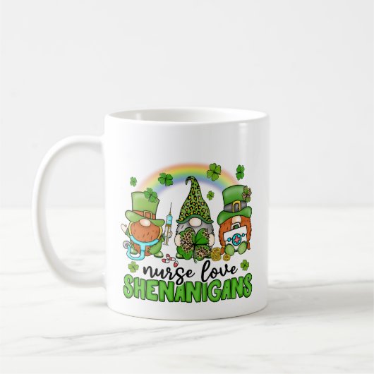 Liebe Shenanigans St. Patrick's Kaffeetasse (Links)