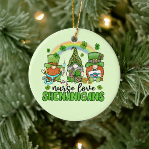 Liebe Shenanigans St. Patrick's Keramik Ornament