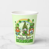 Liebe Shenanigans St. Patrick's Pappbecher (Rückseite)