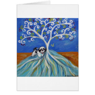 Liebe Shih Tzu Spritual Baum