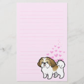 Liebe Shih Tzu (Welpe geschnitten) Briefpapier (Vorderseite)
