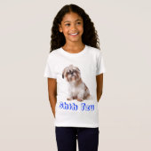 Liebe Shih Tzu Welpe Hund Das Hemd T-Shirt (Vorne ganz)