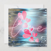 Liebe Shimmer Feiertagskarte (Vorderseite)