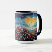 Liebe Shines Wildfire Bright Tasse (VorderseiteRechts)