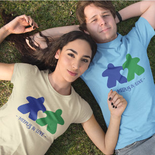 Liebe, Shirt für blaue und grüne Frauen